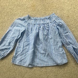 Rag and Bone off the shoulder cotton blouse